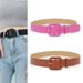 2023 new square buckle simple candy color decorative belt women's fashion all-match jeans casual pants wide belt_viptrois.com