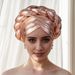 Muslim hat Triple brim milk silk bronzed braid hat bandana hat African hat_viptrois.com