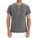2022 Summer Clothing Cross-border Men's Short-sleeved T-shirt European And American Men's Henry Shirt Foreign Trade T-shirt T-shirt Wholesale_viptrois.com