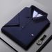 Men's Plus Size Business Casual Short Sleeve Polo Shirt Faux Cotton Embroidered Flag Design Summer Top_viptrois.com