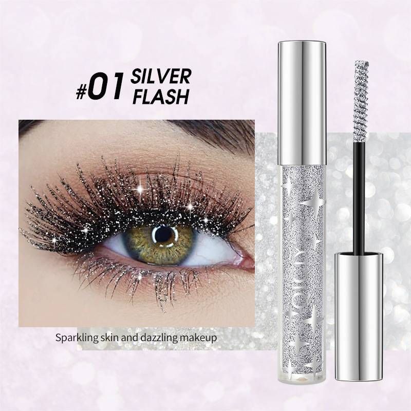 QICIY 3 - Color Shimmery Mascara: Waterproof, Dense, Curls, Lengthens & Smudge - Proof_viptrois.com