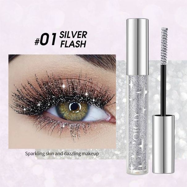QICIY 3 - Color Shimmery Mascara: Waterproof, Dense, Curls, Lengthens & Smudge - Proof_viptrois.com