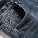 Distressed Washed Denim Jeans For Men - Vintage American Style Wide Leg Flared Bootcut With Tie-Dye & Crease Details_viptrois.com
