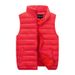 Couple Cotton Waistcoats For Autumn And Winter, Korean-style Slim-fit Hooded Oversized Down Cotton Waistcoats For Men And Women_viptrois.com