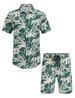 2026 New Men's Beachwear Set For Summer - 2-piece Floral Shirt And Shorts_viptrois.com
