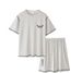 Men's Clothing Stylish Casual Shorts & T-Shirt 2-Piece Set - Trendy Color Blocking & Embroidery Design - Breathable Polyester - S/M/L/XL/2XL/3XL/4XL_viptrois.com