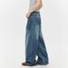 Tassel Ripped Jeans Men's Summer New Loose Straight Washed Old High Street Street Wide Leg Long Pants Trend_viptrois.com