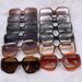 Polygonal Large Frame Sunglasses - Gradient Black Frame (European & American Style, UV Protection)_viptrois.com