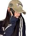 New Fashionable Old English Embroidered Baseball with Small Face, Short brim, Sunshade, Casual Cowboy Duck Tongue Hat_viptrois.com