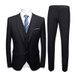Men's Clothing men's groom's suit three piece slim casual work suit suit_viptrois.com