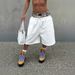 Men's Clothing High Street Fashion Brand Camouflage Double Waist Cropped Shorts Men's Loose Fashion Trendy Men's Casual Shorts_viptrois.com