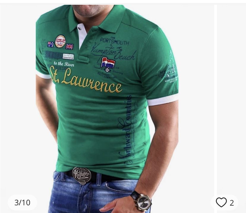 Men's Clothing Men's Zipper Long-sleeved Casual Slim Men's Sports Lapel Shirt Polo Shirt_viptrois.com