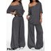 Men's Clothing Retro Solid Color Casual Pants For Women, Oreign Trade, Loose, Trendy, Drawstring Design, Wide Leg, Versatile, Floor Length Trousers_viptrois.com