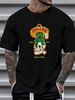 Sullen Men's Senor Tats Short Sleeve T-shirt Frog With Beer On Skull Tattoo Tee Designer Clothes Versatile Soft Stylish Fashion Comfortable Unisex_viptrois.com