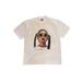 Oversized Double Ponytail Print T-Shirt Heavyweight Pure Cotton Loose Short Sleeved Men's And Women's Style for Couples_viptrois.com
