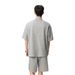 Men's Premium Sporty Polo Shirt & Shorts Set, Lightweight Breathable Fabric, Stand Collar With Striped Design For Casual Street Style_viptrois.com