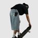 Men's Clothing Trendy Handcuffs Embroidered Cropped Jeans Loose Straight Casual Skateboard Pants_viptrois.com