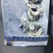 Men's Clothing Summer New Style Ripped Denim Shorts Men's Loose Five Point Shorts_viptrois.com