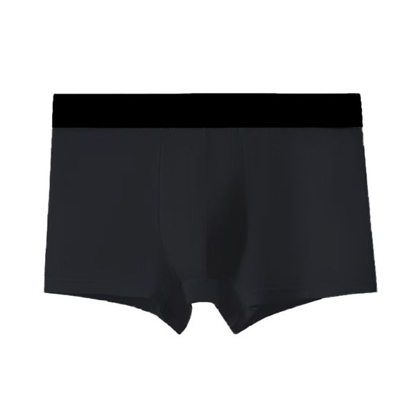 Pulse Source Manufacturer Cross-Border Milk Silk Underwear Mid-Waist Comfortable Boxer Briefs Commuting Plus Size Men's_viptrois.com