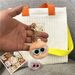 Bag Charm Ugly And Cute Plush Keychain Little Monster Bag Pendant Pearl Fur Ball Doll Car Keychain Small Gift_viptrois.com