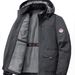 Men's Oversized Fleece-Lined Jacket – Winter Streetwear Hooded Coat With Windproof Nylon Shell (Extended Sizes 5XL-6XL)_viptrois.com