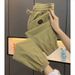Men's Trendy Embroidered Jogger Pants - Summer Casual Elastic Waist Slim Fit Sweatpants With Stylish Prints_viptrois.com