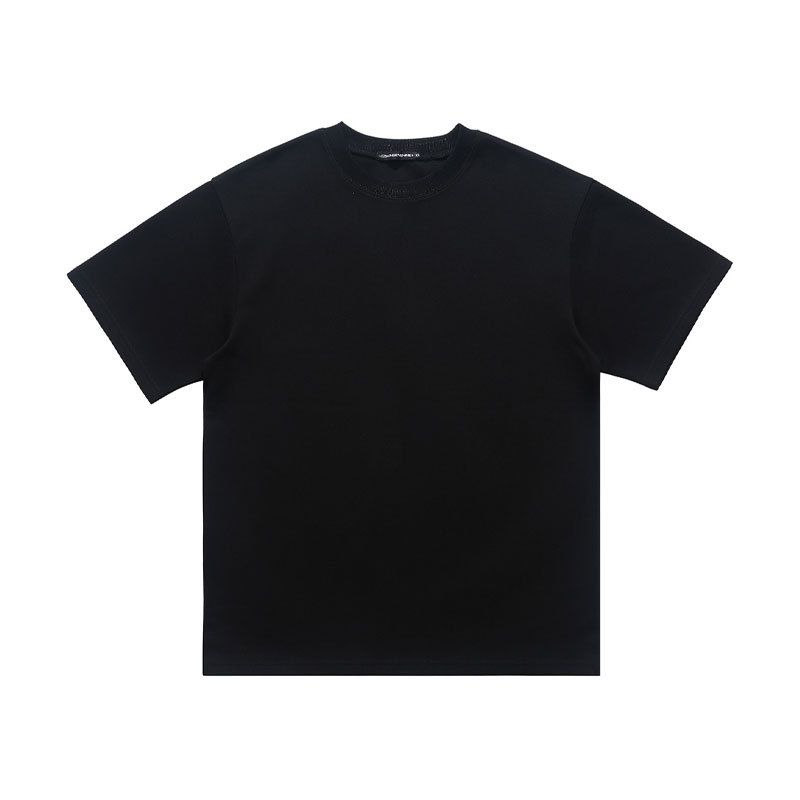 Pure Cotton American High Street Style Short-sleeve T-shirt For Men, Loose Fit Half-sleeve Tee_viptrois.com