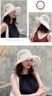 Summer Mesh Sun Hats For Women UV Protection Wide Brim Packable Beach Bucket Hat_viptrois.com