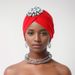 Women's Scarves New Style Big Diamond Accessories Air Layer Watermelon Hat Baotou Hat Muslim Hat Turban Hat Ethnic Hat_viptrois.com
