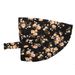 Women's Hats Printed Breathable Strap Buttons Adjustable High Elasticity Floral Fabric Bottoming Hat Cover_viptrois.com
