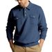 Spring And Autumn Heavyweight Men's Double Pocket Tough Casual Workwear Motorcycle Long Sleeved Lapel Sweatshirt Men_viptrois.com