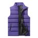 Winter Warm And Fashionable Cotton Men's Zipper Pocket Vest Stand Collar Jacket_viptrois.com