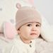 Baby costume cartoon cute ear wool warm children's hat_viptrois.com