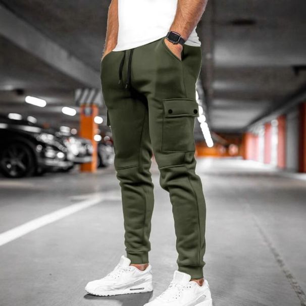Men's Clothing New Cotton And Linen Loose Pants Sports Men's Straight Pants Fashion Solid Color Casual Cotton And Linen Trousers_viptrois.com