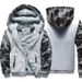 Autumn And Winter Large Size Fleece Sweater Hooded Zipper Cardigan Winter Men's Clothing Solid Color Arm Thickened Jacket Handsome_viptrois.com