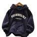 Hong Kong Style Retro Autumn And Winter Fleece Thickened Hooded Sweater Men's And Women's Design Sense Loose Versatile Jacket Student Top_viptrois.com