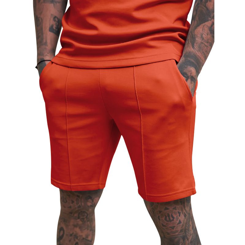 Men's Clothing Solid Color Shorts Casual Fitness Sports Pants Men_viptrois.com