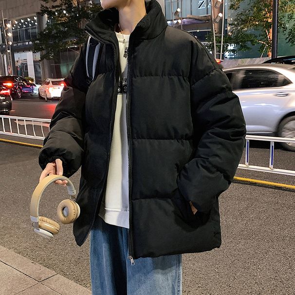Winter Windproof Hooded Workwear Jacket, Cotton With Thickened Fleece For Warmth, Autumn And Winter Men's Jacket_viptrois.com