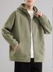 2025 Autumn And Winter New 400g Large Size Hooded Sweater Men's Fleece Jacket_viptrois.com