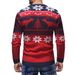 Men's Halloween Sweater Slim Fit Pullover Knitted Warm Autumn Christmas Deer Print Casual Top Trendy Fashion_viptrois.com
