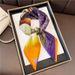Purple Tree 70cm Twill Scarf Fashion and Temperament Square Scarf Women's Autumn and Winter Shawl Neckband Pattern Light_viptrois.com
