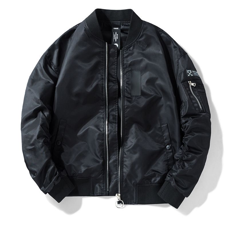 Men's Clothing Men's Casual Jacket Retro Air Force MA1 Pilot Jacket Spring And Autumn Casual Military Baseball Jacket Men's Trend_viptrois.com