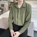 Men's Clothing Long Sleeve Shirt Fashion Casual Solid Color Shirt Men's Light Mature Style Shirt Men_viptrois.com
