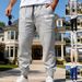 Men's Waffle-Knit Cargo Pants – Breathable Polyester Streetwear Joggers With Multi-Pockets (Black/Navy/Beige, S-Xxxl)_viptrois.com