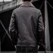 Men's Clothing Fleece-lined pu Leather Clothing Youth Lapel Warm Middle-aged and Elderly Dad's Coat Business Jacket _viptrois.com
