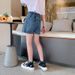 2024 New Style Children's Pants Girls Denim Shorts Summer Big Children's Stylish Thin Pants Skirt Korean Version Girls Outer Wear Skirt Pants_viptrois.com