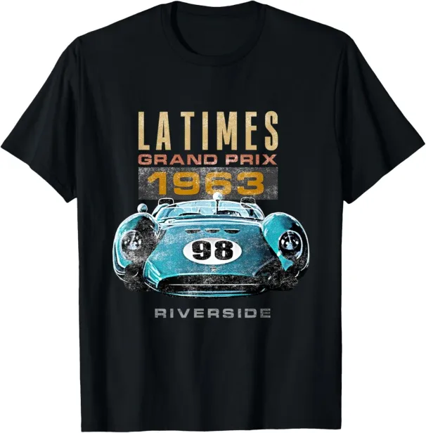 Vintage Historic Road Racing 1963 Sports Car T Shirt Gift Unisex T-Shirt_viptrois.com
