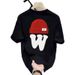 Men's Clothing Short Sleeved Ins Pure Cotton Summer New Men's Printed T Shirt Trendy Men And Women All Match Round Neck T Shirt Men_viptrois.com