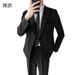 1 Spring High-End For Men Korean Version Slim Fit Jacket Groom Wedding Suit Banquet Business Professional Formal Wear_viptrois.com