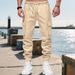 Men's Clothing Autumn And Winter Heavyweight Overalls Terry Large Size Multi Pocket Casual Sports Pants_viptrois.com